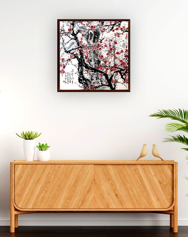 Plum Blossoms Artwork By Ling Cher Eng