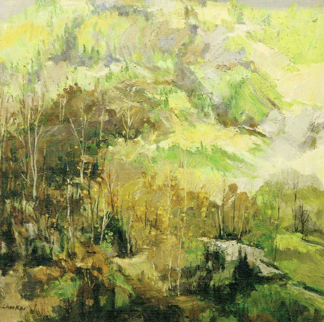 Asia Art Collective TCK_L004_S-Early Spring of Xinjiang-71x71cm-$8800-Oil