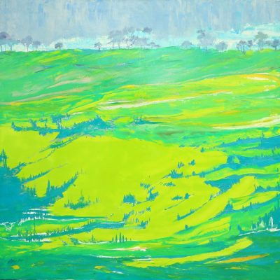 Asia Art Collective TCK_L012_S-陈子凯_绿色的原野_哀牢山_The-Greenery-of-Ailao-Mountain_120x120cm_2006_13800