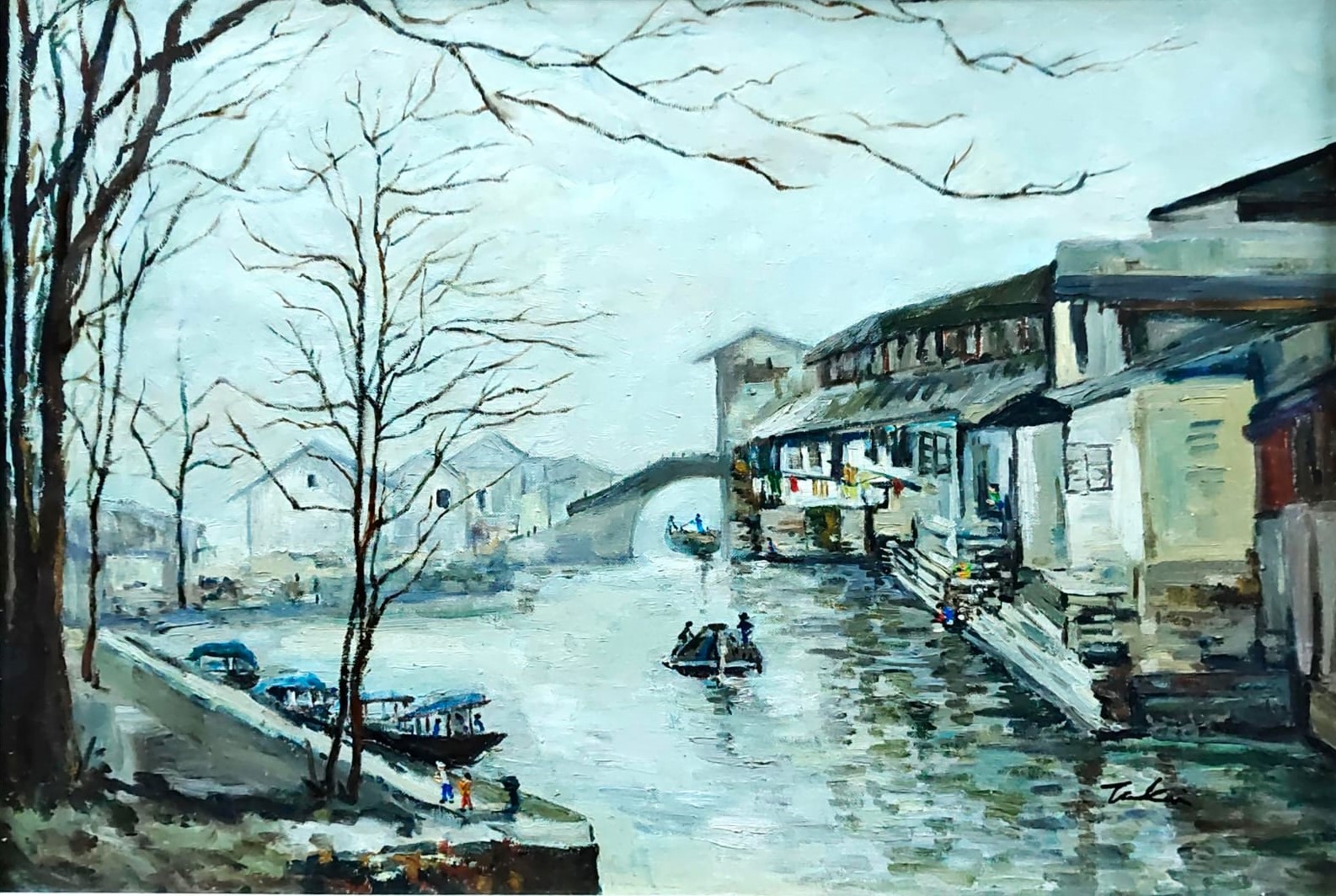 Asia Art Collective TCK_L016_S_Jiangnan River_56x76cm_$4800