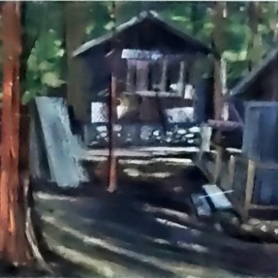 Asia Art Collective TCK_L022_S_Wooden House_22x29cm_$1280