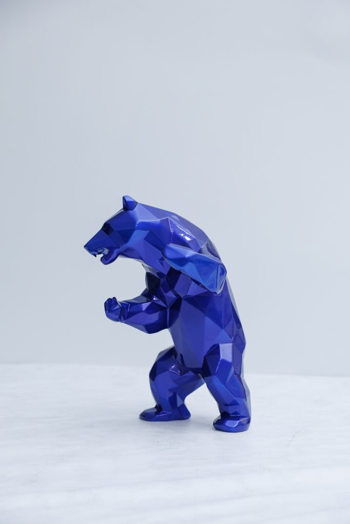 richard_orlinski_artwork_for_sale_blue_bear