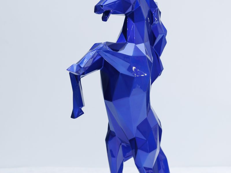 richard_orlinski_artwork_for_sale_blue_horse