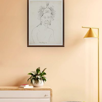 Drawing-of-Dayak-Borneo-in-Traditional-D-2