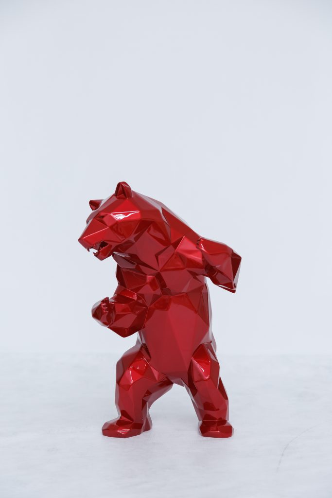 richard_orlinski_artwork_for_sale_red_bear