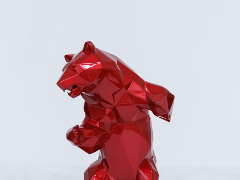 richard_orlinski_artwork_for_sale_red_bear