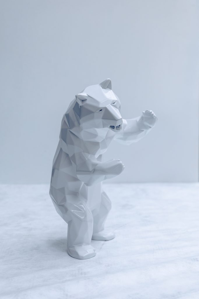 richard_orlinski_artwork_for_sale_white_bear