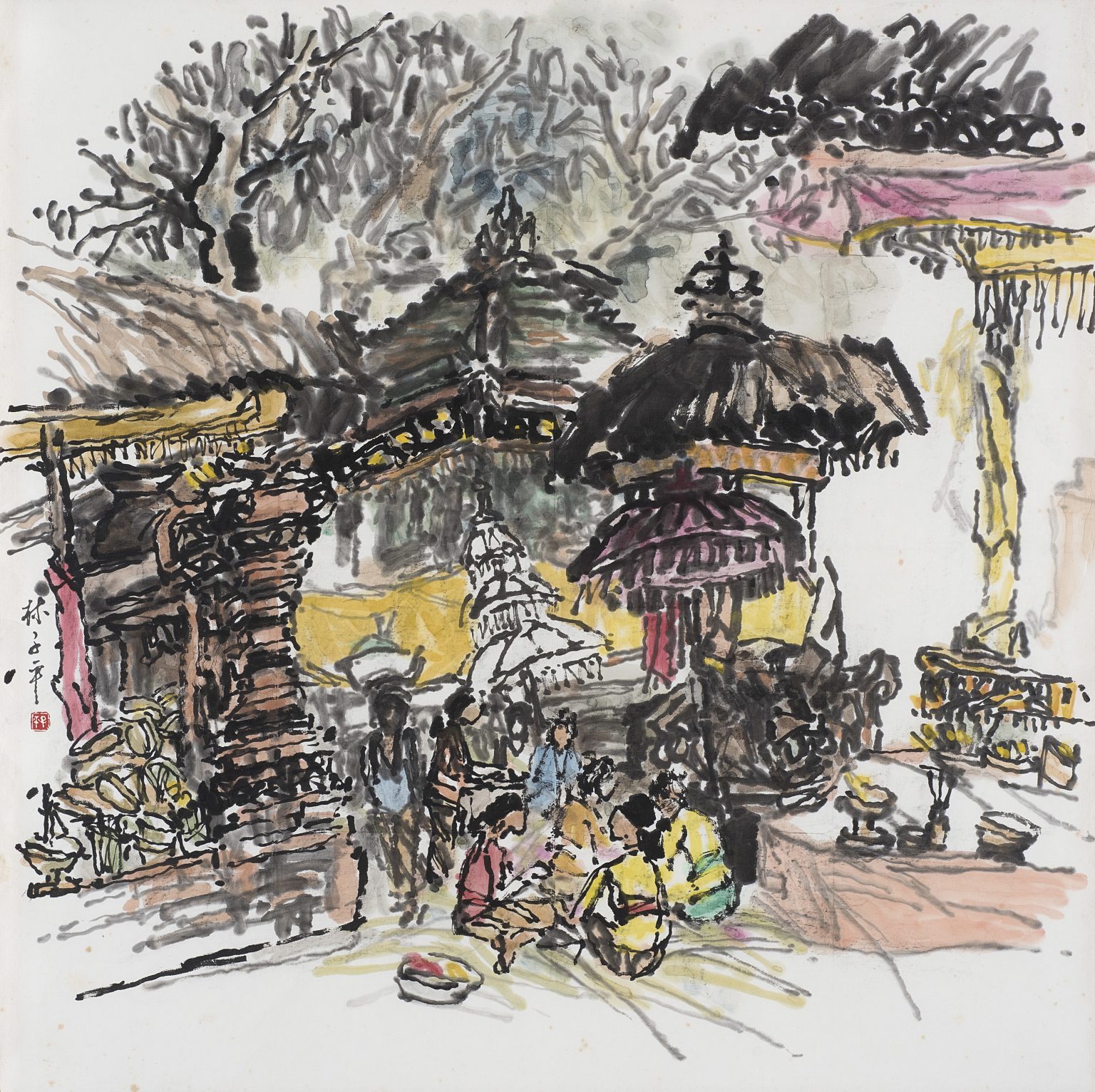 lim_tze_peng_artwork_for_sale_bali_temple