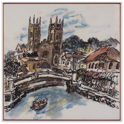 lim_tze_peng_artwork_for_sale_st_xavier_church_melaka