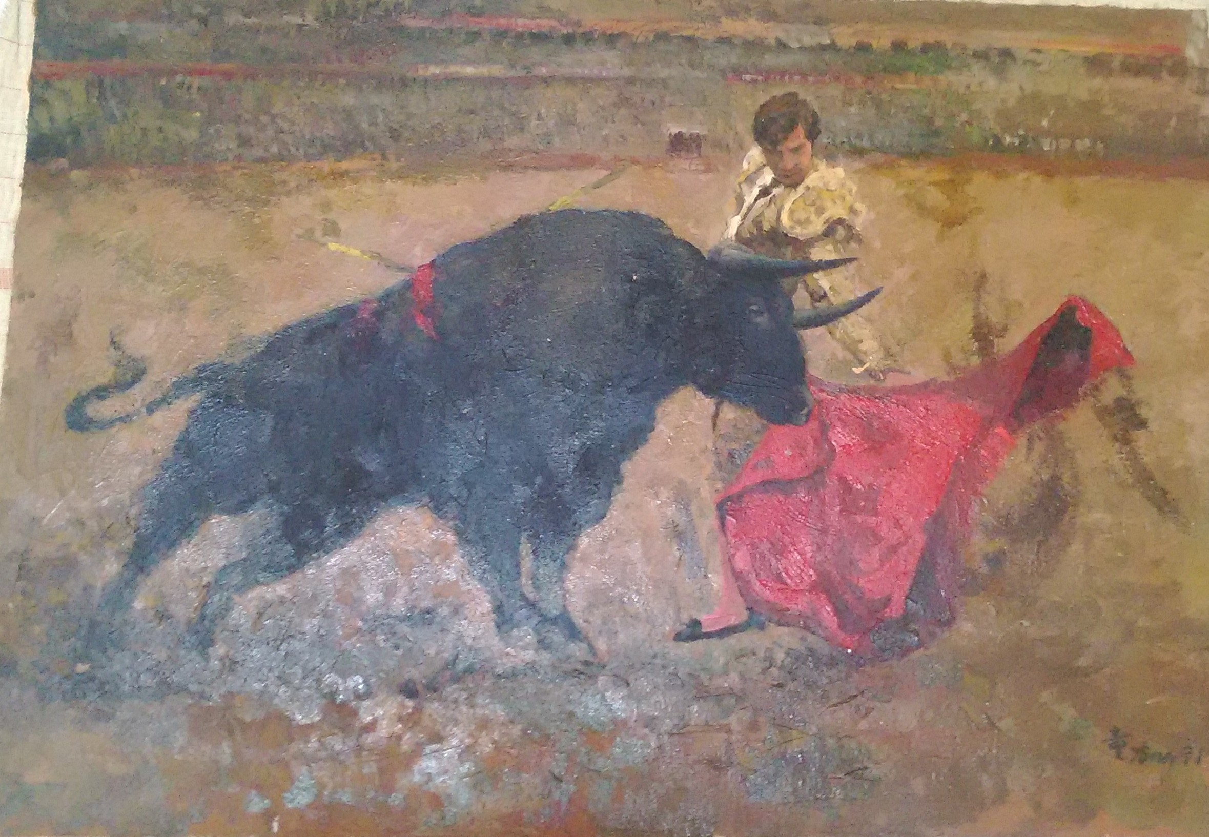 tong_chin_sye_artwork_for_sale_madrid_bull_fighter