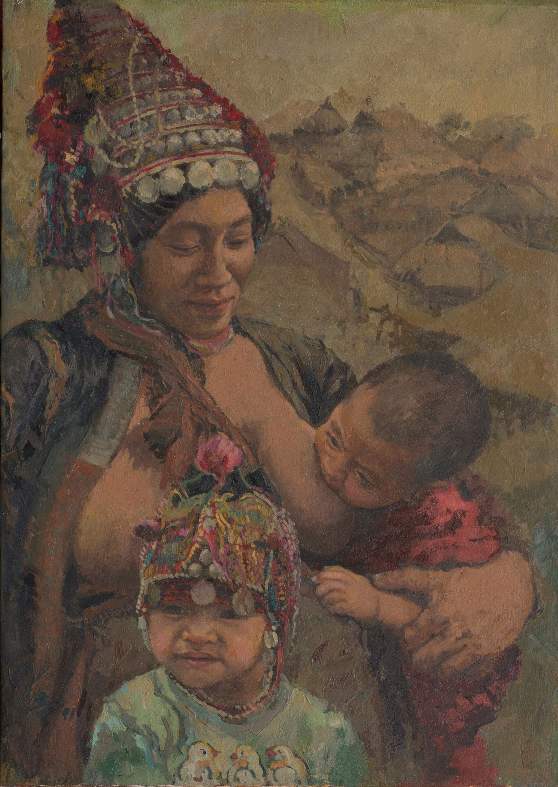 tong_chin_sye_artwork_for_sale_nothern_thai_tribe