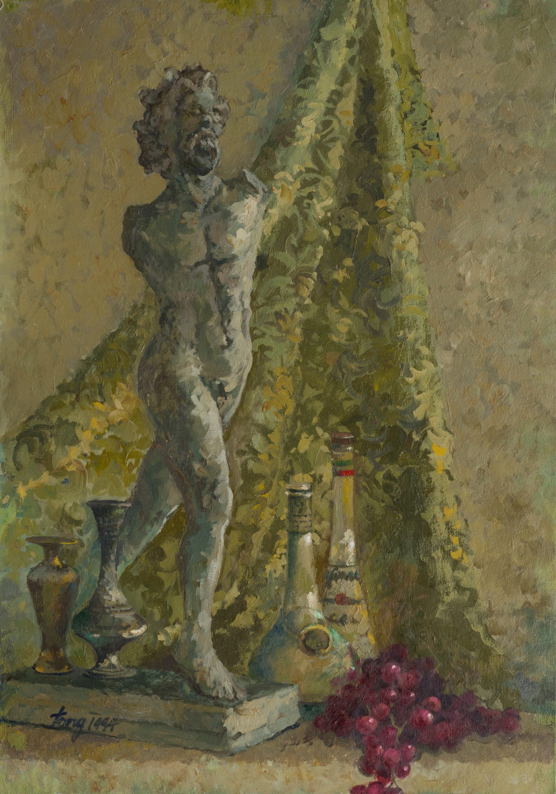 tong_chin_sye_artwork_for_sale_statue_and_fruits