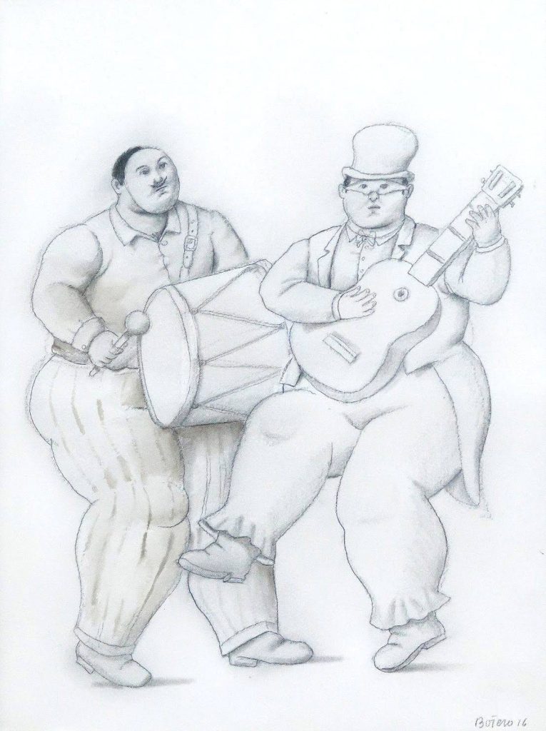 fernando_botero_artwork_for_sale_musicians_in_the_carnivals