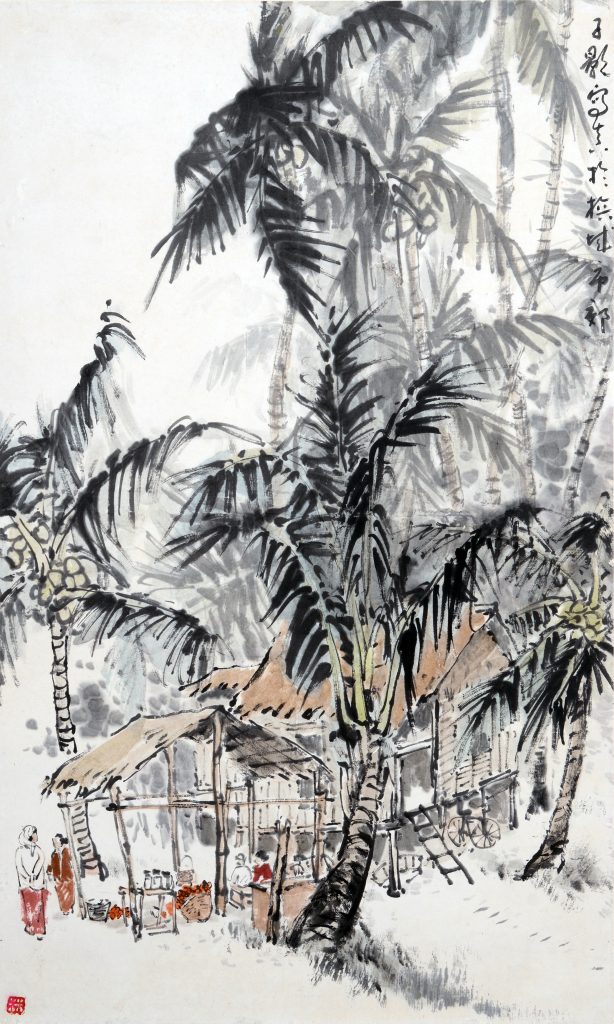 ling_cher_eng_artwork_for_sale_横滨城郊_kampung_village_in_penang