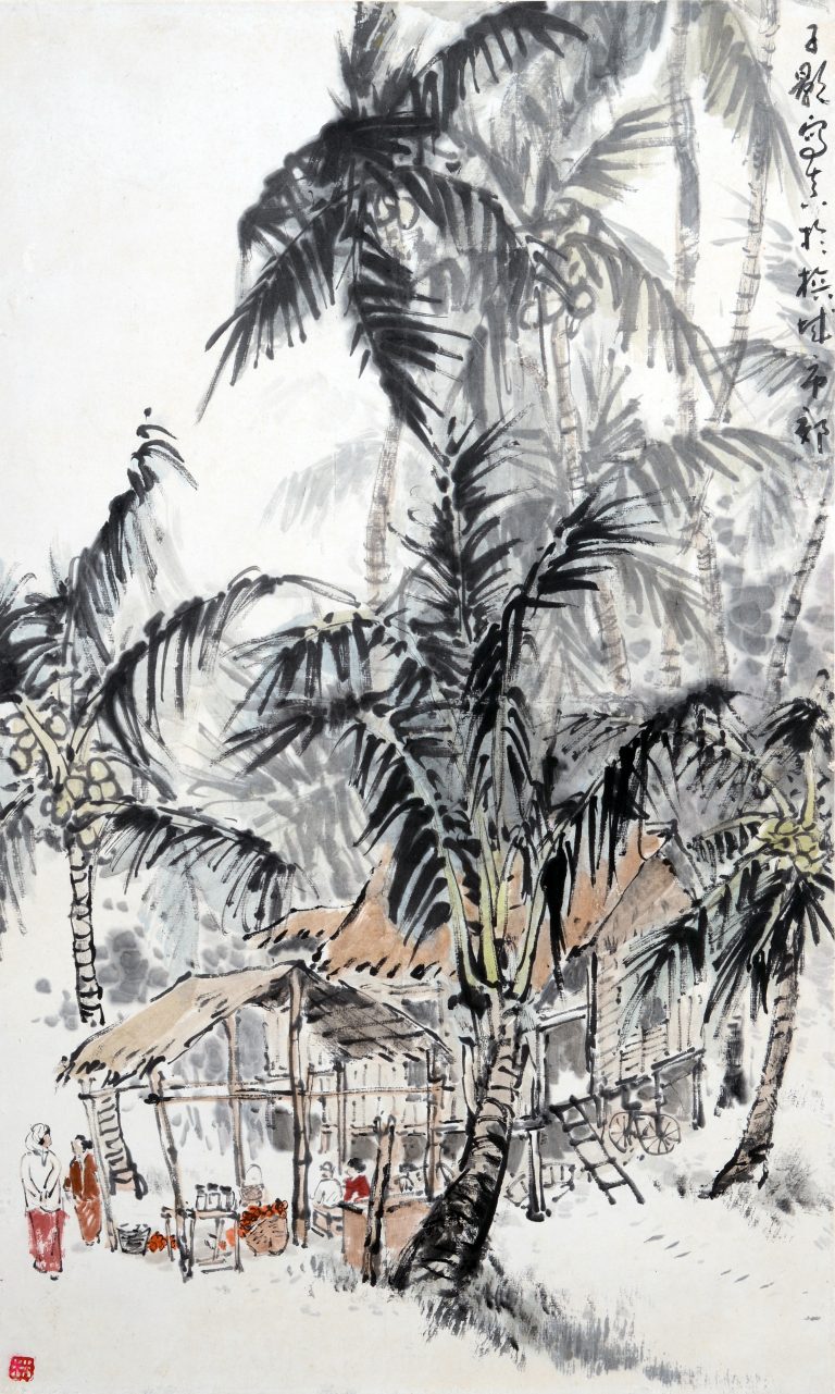 ling_cher_eng_artwork_for_sale_横滨城郊_kampung_village_in_penang