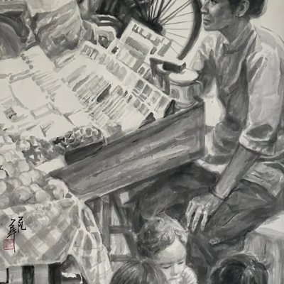 翠鸟赏荷 The Lotus Cradle of the Emerald Bird II