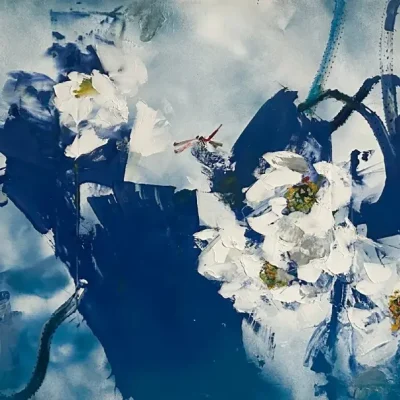 翠鸟赏荷 The Lotus Cradle of the Emerald Bird II