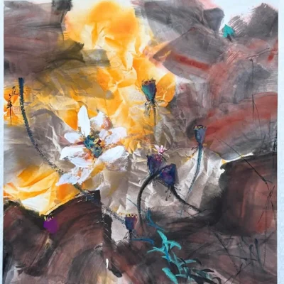 荷塘秋色 Autumn by the Lotus Pond