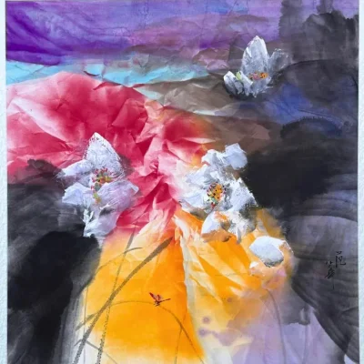 蜻蜓点荷 Where the Dragonfly Alights