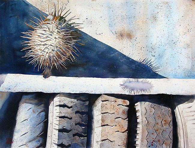 Lok Kerk The Puffer fish & Tyres